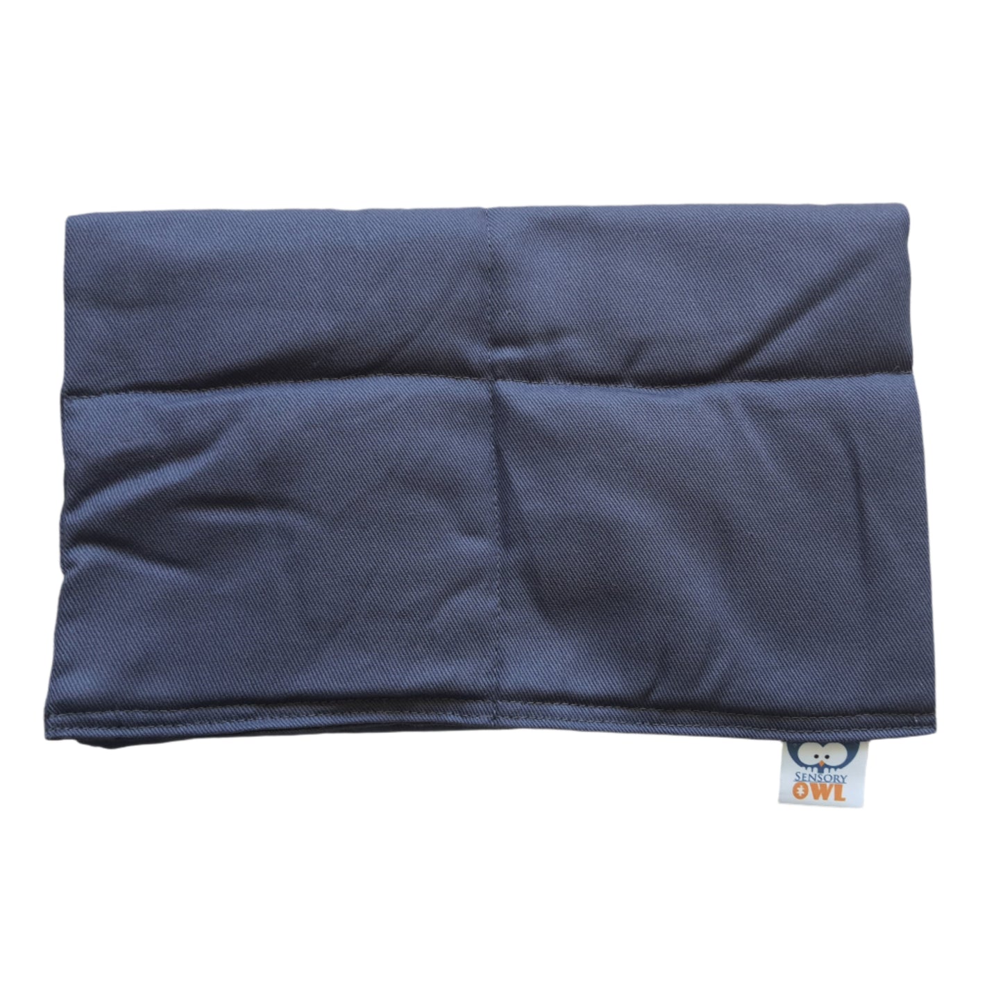 Dark Grey Cotton Weighted Lap Pillow, 1kg