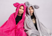 Load image into Gallery viewer, CHILDREN IN WEIGHTED BLANKET HOODIE SENSORY OWL