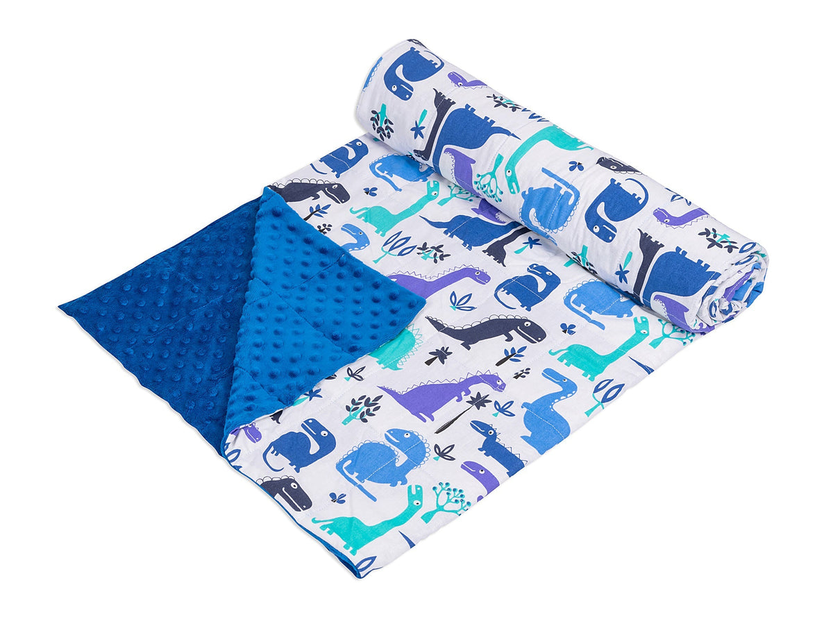 DINOSAURS MINKY WEIGHTED BLANKET SENSORY BLANKET