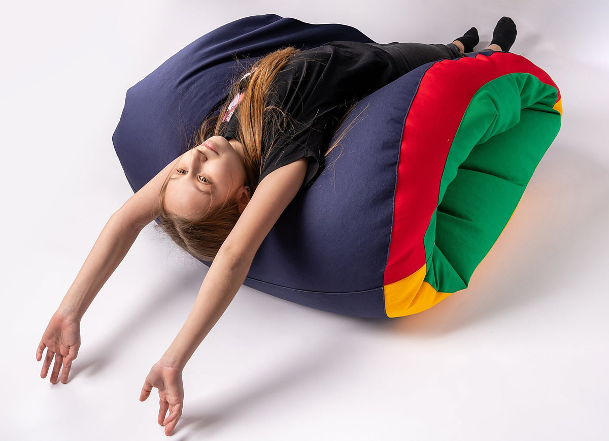 Large Sensory Bean Bag Tunnel Pouf