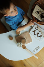 Load image into Gallery viewer, a boy playing good wood preschool wooden board 