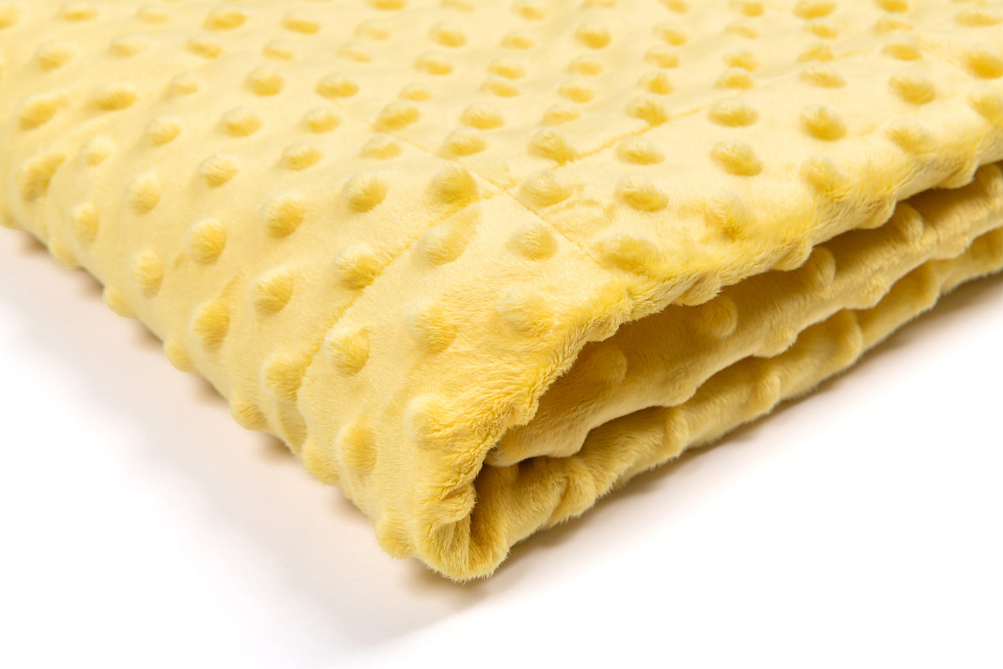 mustard minky close up