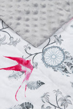 DREAMCATCHERS WEIGHTED BLANKET close up to pattern