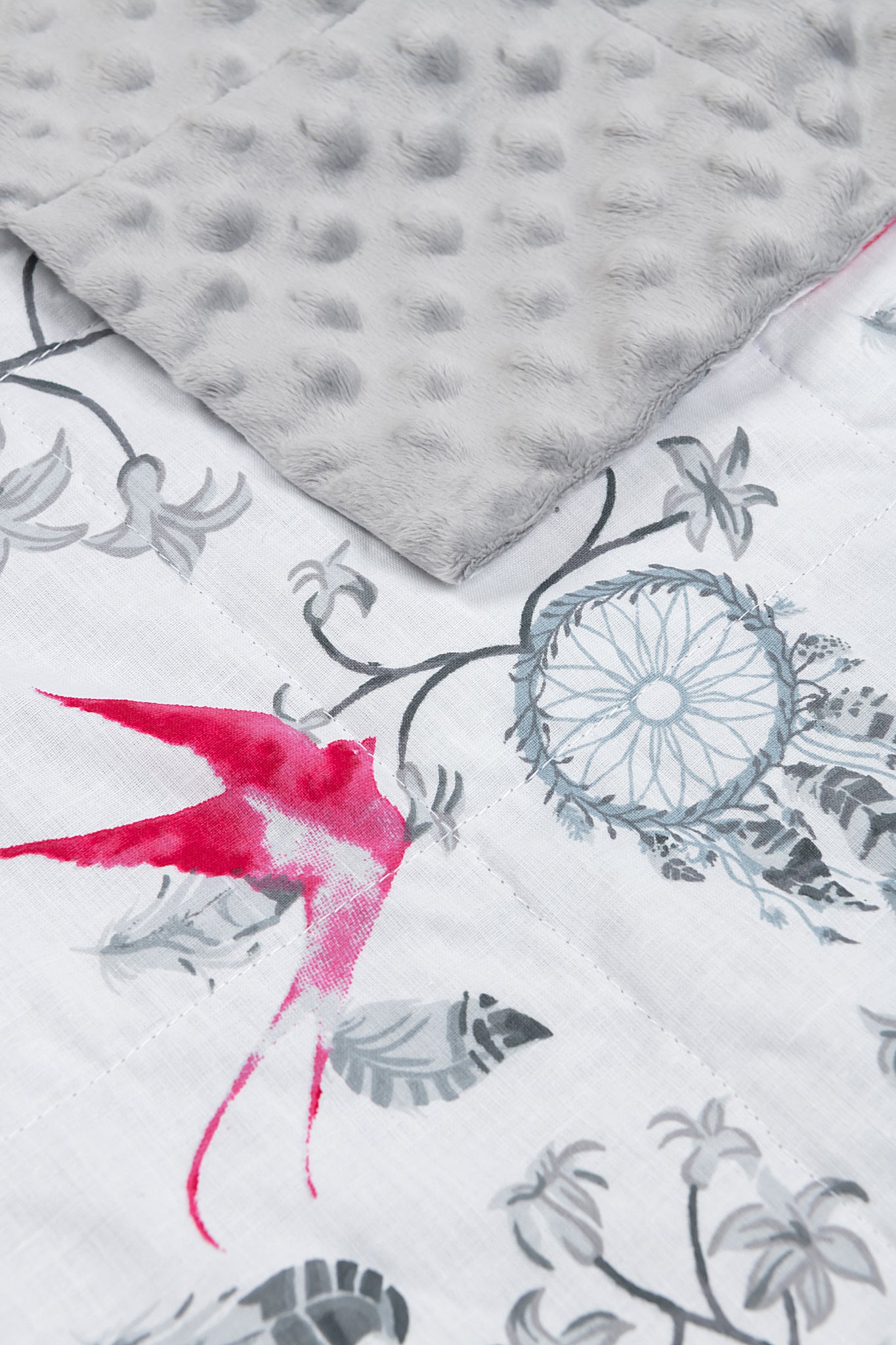 DREAMCATCHERS WEIGHTED BLANKET close up to pattern