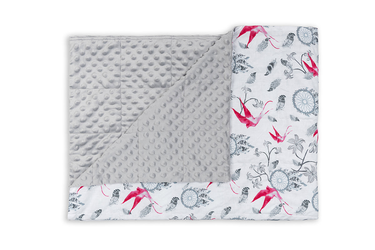 DREAMCATCHERS WEIGHTED BLANKET corner open to shop plush