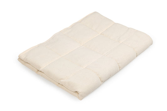 NATURAL RAW COTTON WEIGHTED BLANKET