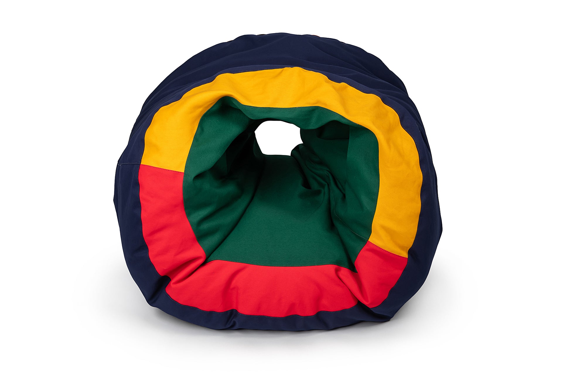 Large Sensory Bean Bag Tunnel Pouf - Removable cover | Sensory Owl