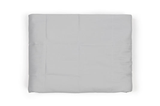 LIGHT GREY COTTON WEIGHTED BLANKET