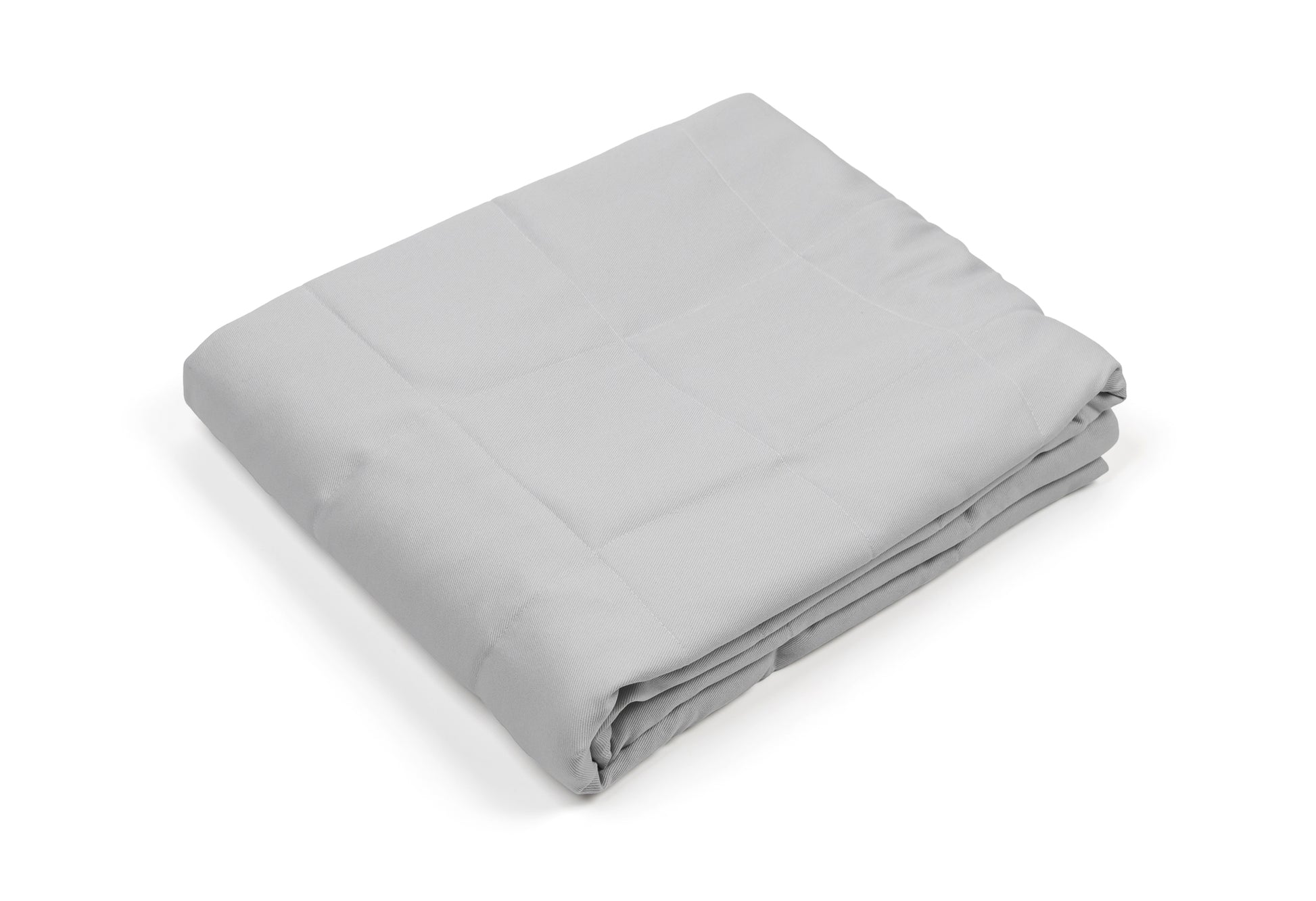 LIGHT GREY COTTON WEIGHTED BLANKET