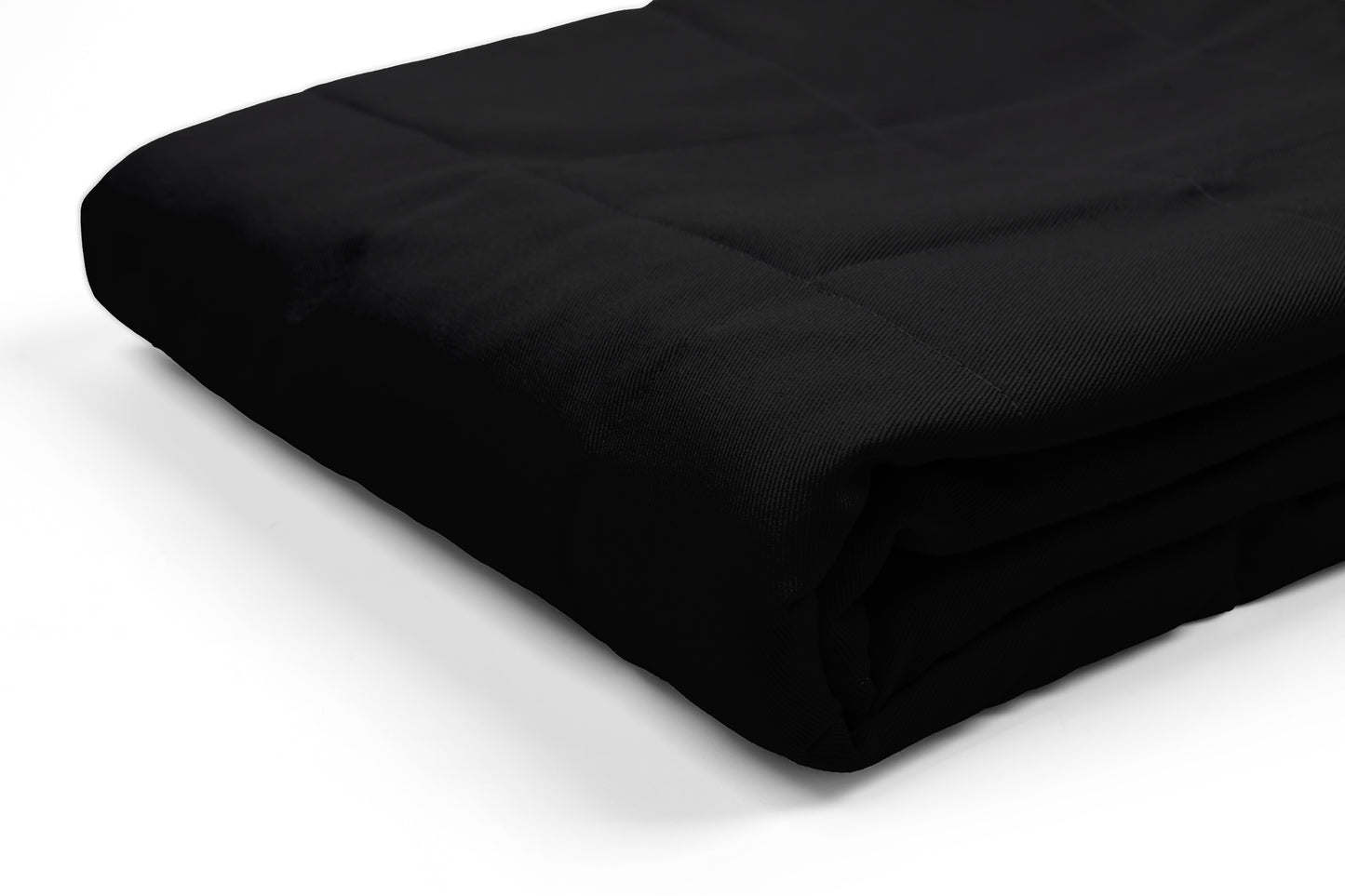 BLACK COTTON WEIGHTED BLANKET