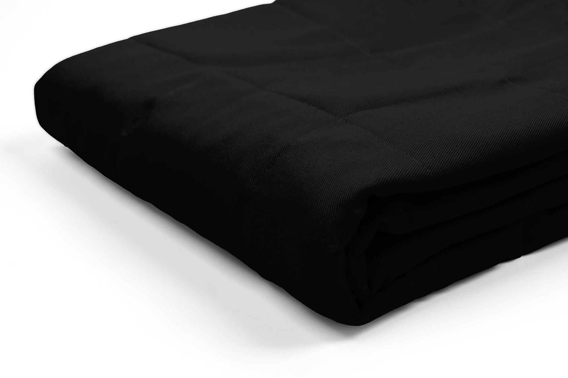 BLACK COTTON WEIGHTED BLANKET