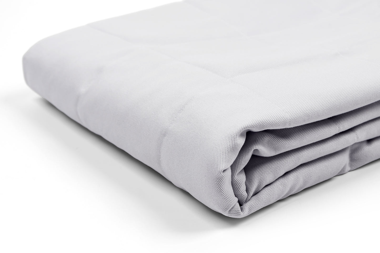 WHITE COTTON WEIGHTED BLANKET