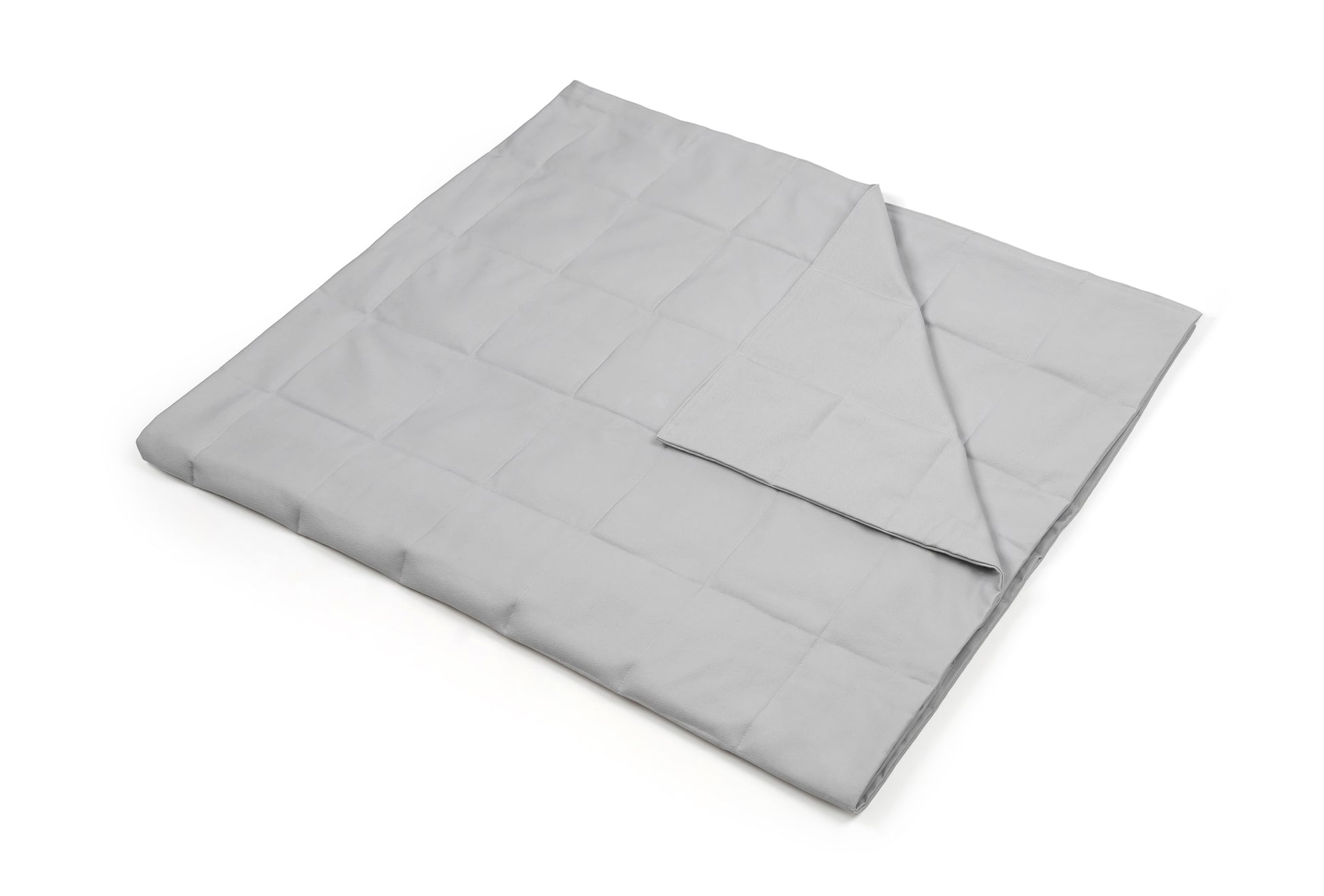 LIGHT GREY COTTON WEIGHTED BLANKET