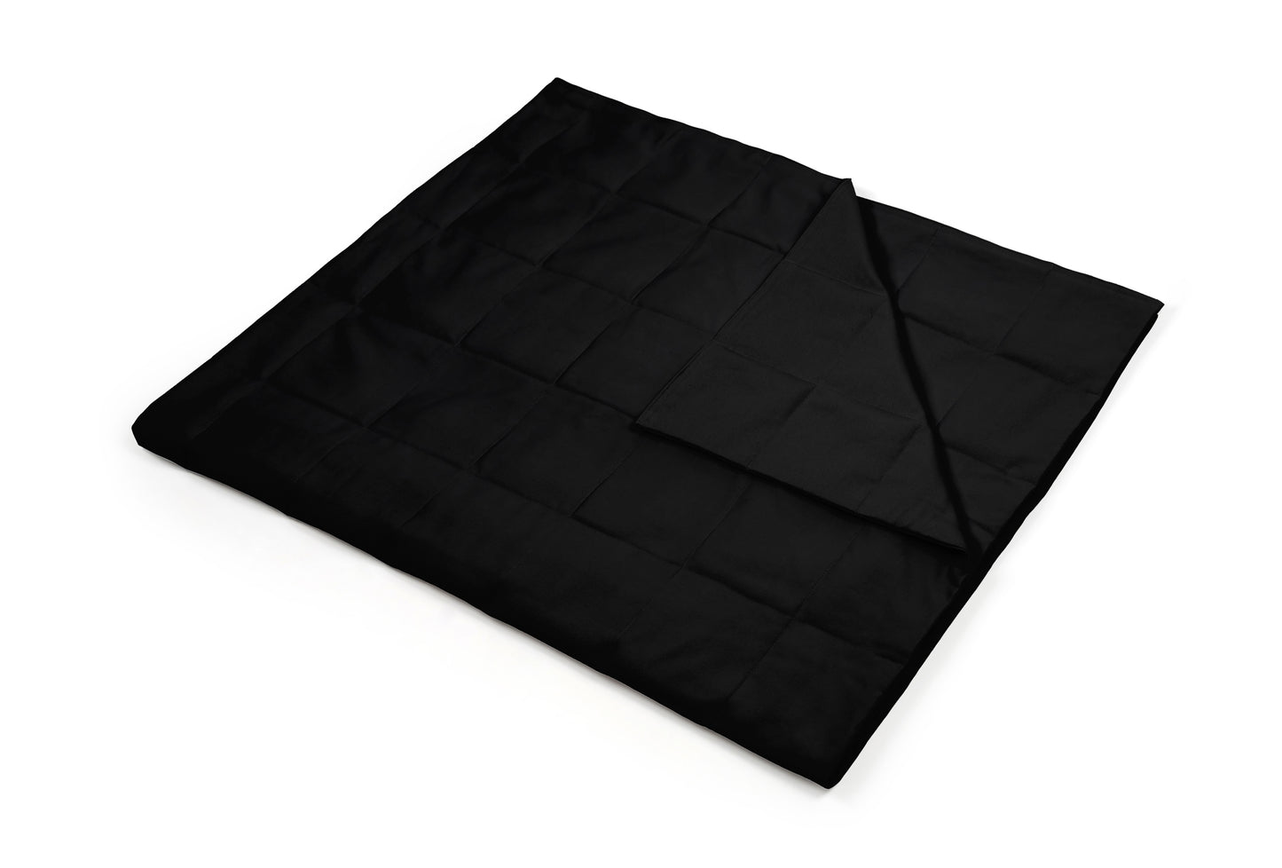 BLACK COTTON WEIGHTED BLANKET