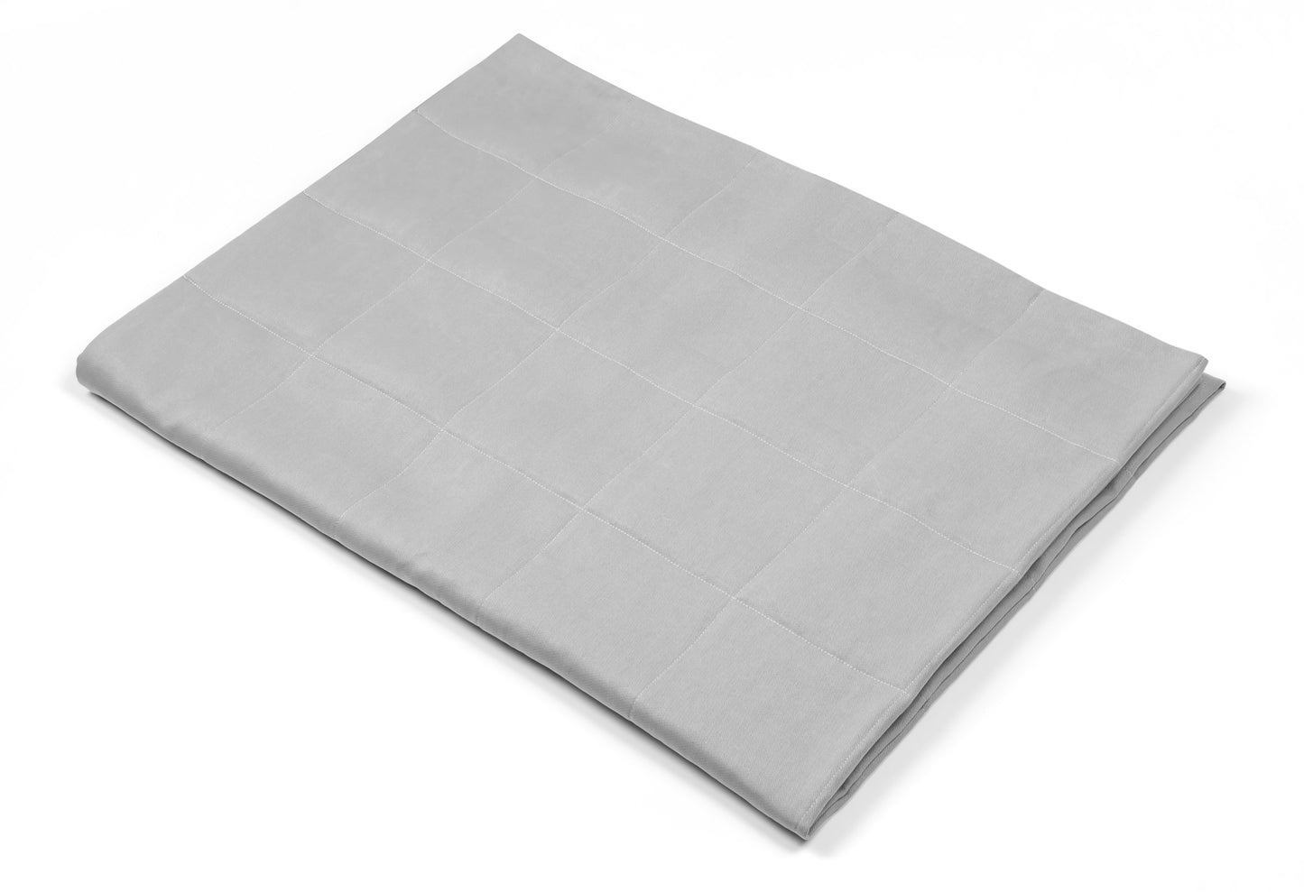 LIGHT GREY COTTON WEIGHTED BLANKET