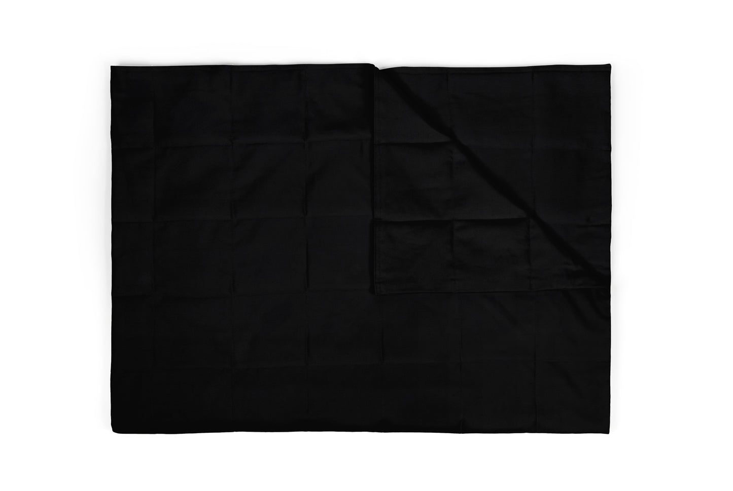 BLACK COTTON WEIGHTED BLANKET