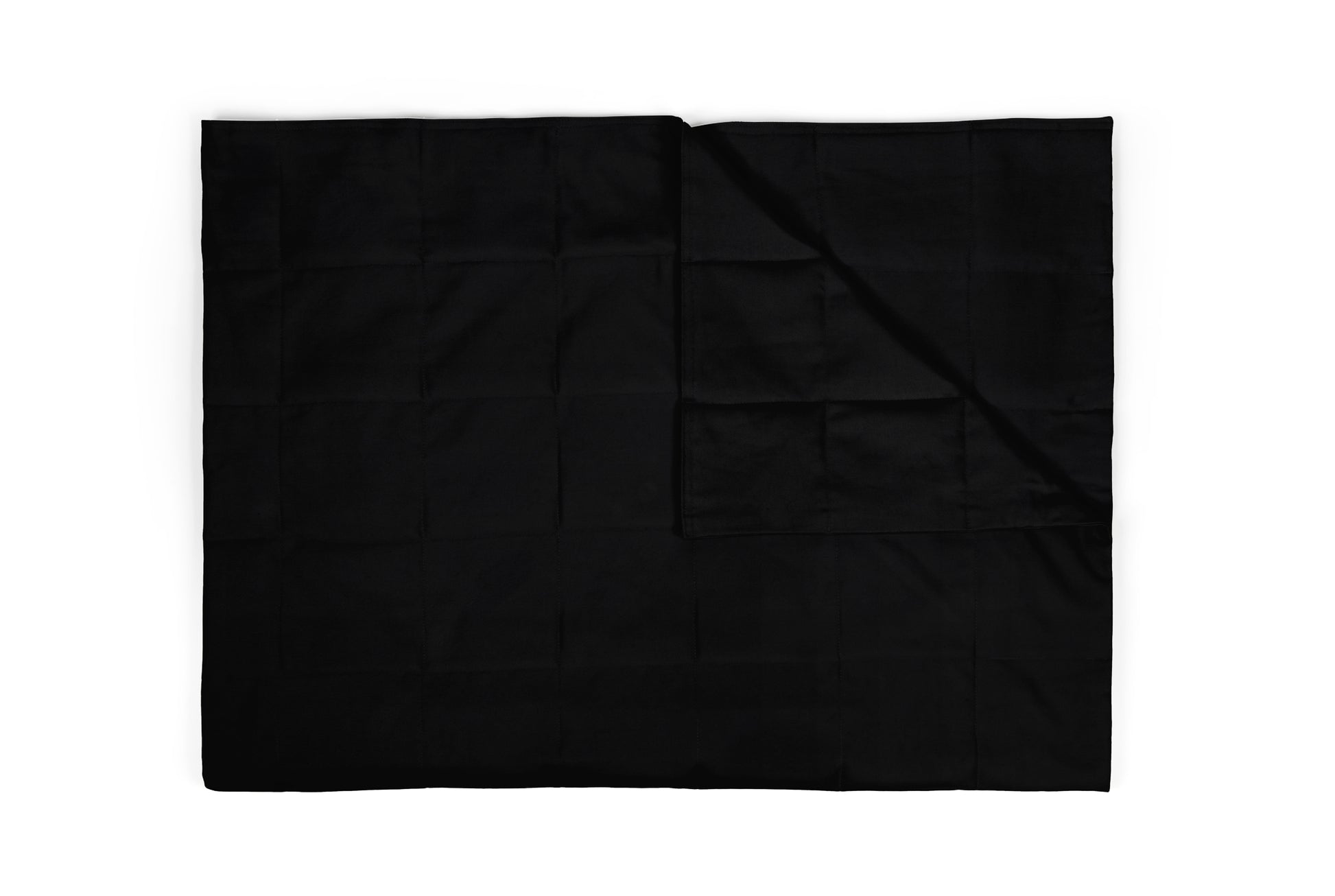 BLACK COTTON WEIGHTED BLANKET
