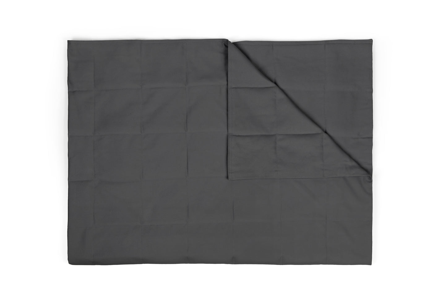 DARK GREY COTTON WEIGHTED BLANKET