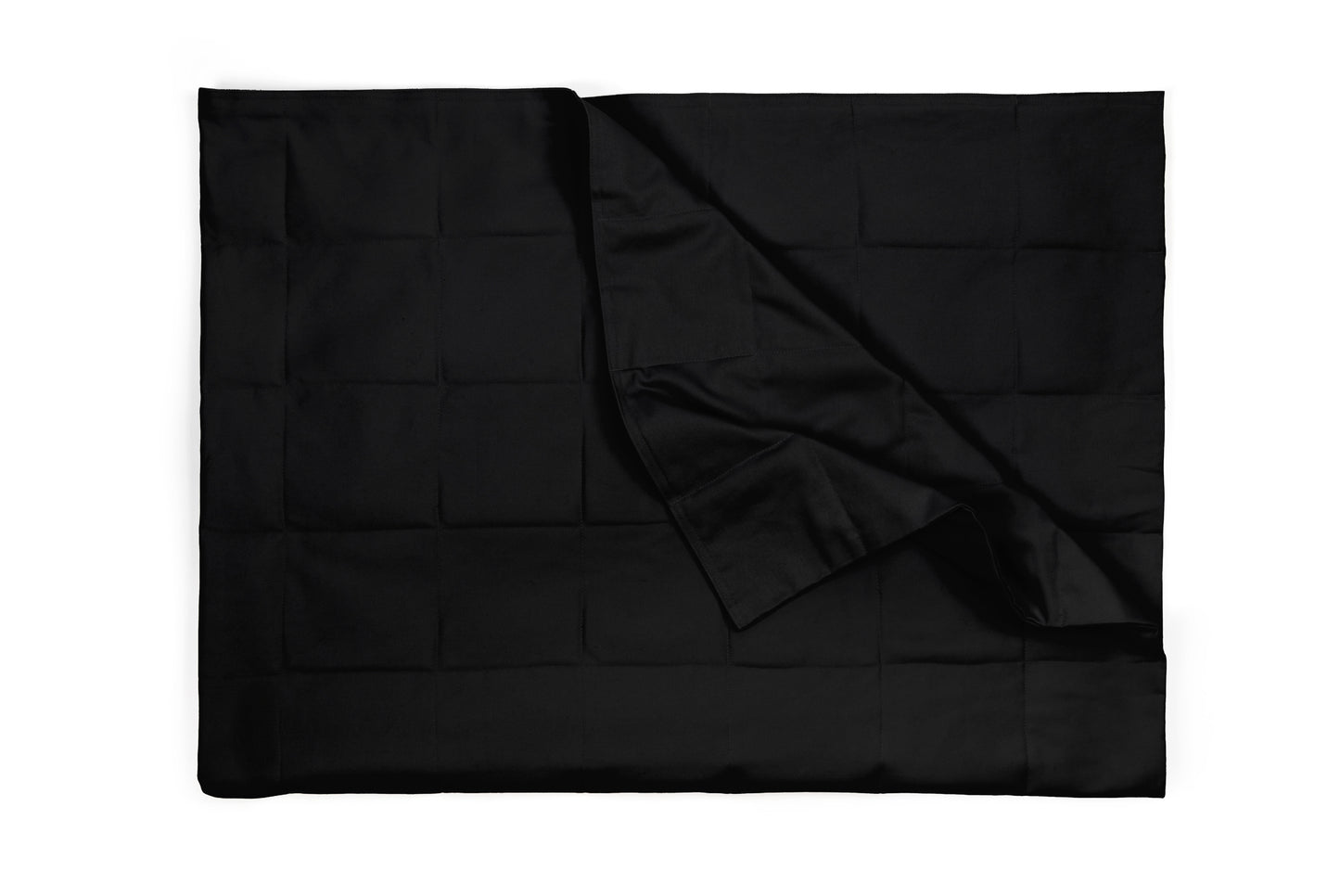 BLACK COTTON WEIGHTED BLANKET
