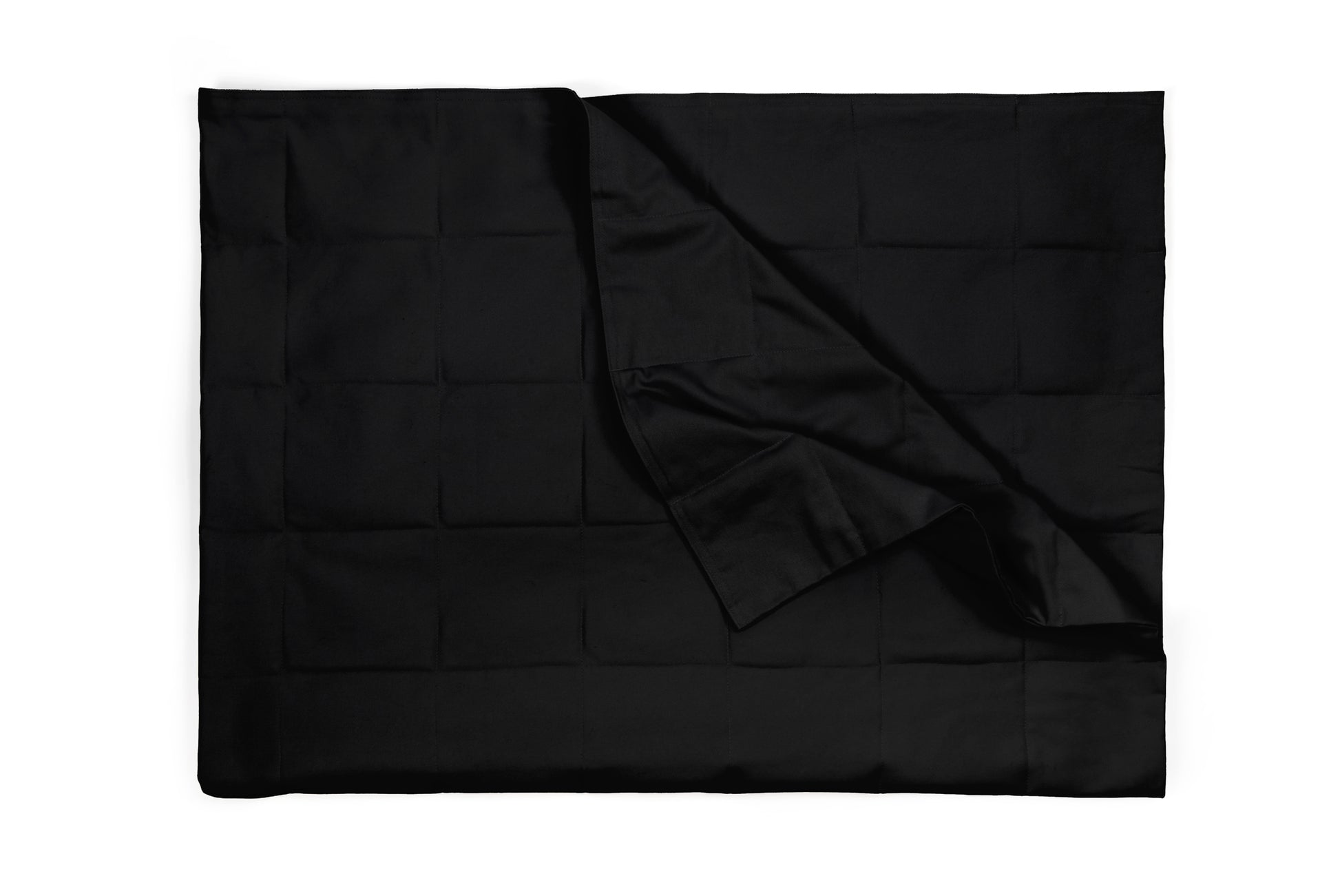 BLACK COTTON WEIGHTED BLANKET