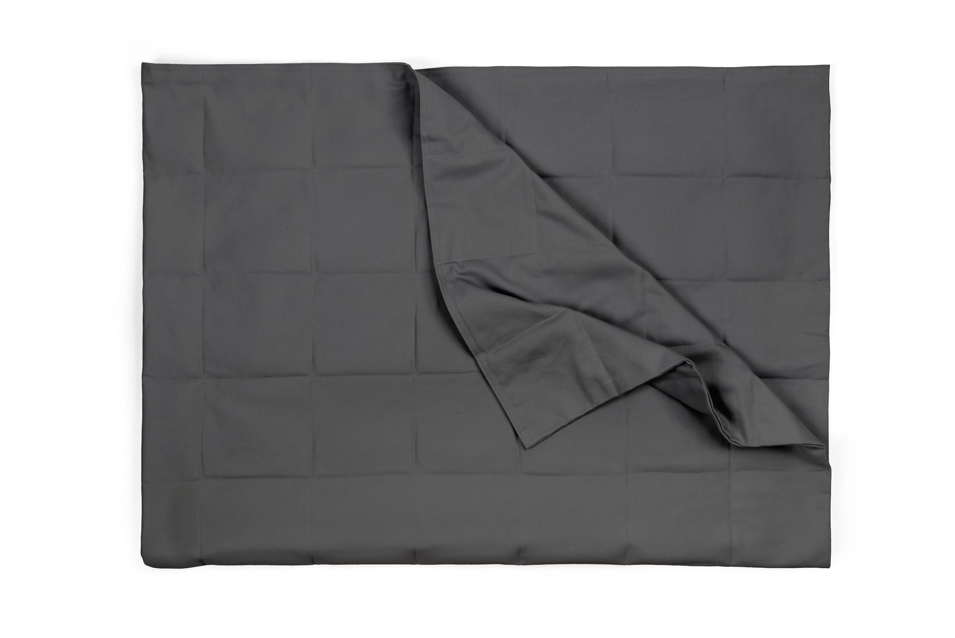 DARK GREY COTTON WEIGHTED BLANKET