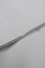 LIGHT GREY COTTON WEIGHTED BLANKET