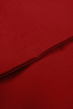 RED COTTON WEIGHTED BLANKET