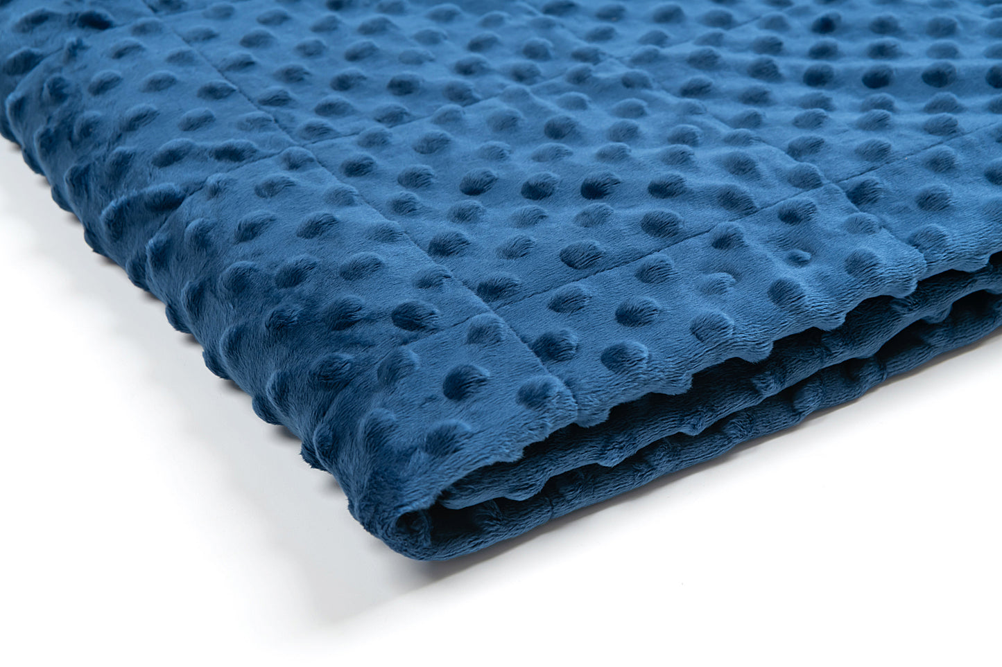 MANDALA WEIGHTED BLANKET plush backing in navy colour