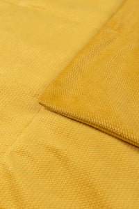 Mustard Velvet Weighted Blanket