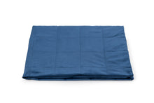 Load image into Gallery viewer, VELVET TOP WEIGHTED BLANKET IN NAVY BLUE 