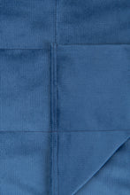 Load image into Gallery viewer, VELVET TOP WEIGHTED BLANKET IN NAVY BLUE 