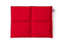 Load image into Gallery viewer, Red Cotton Weighted Lap Pillow