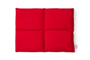 Red Cotton Weighted Lap Pillow