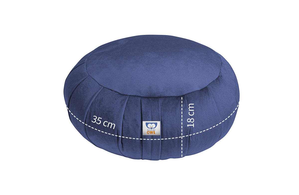 Navy Blue Zafu Pillow