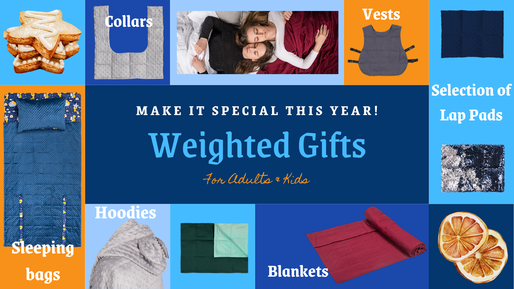 Weighted Blanket, Weighted Vest, Sensory Tunnels &Socks– Sensory Owl