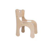 Load image into Gallery viewer, GOOD WOOD CHAIR AN ERGONOMIC GOOD WOOD CHAIR - FRIENDLY, MULTIFUNCTIONAL AND COMFORTABLE TO SIT ON IN NATURAL COLOUR