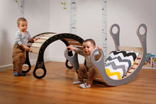 Load image into Gallery viewer, children playing with good wood rocker 