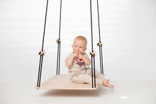 Load image into Gallery viewer, toddler sitting on SENSORY PLATFORM- GOOD WOOD 