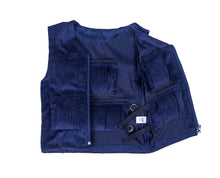 Load image into Gallery viewer, Navy Blue Weighted Therapy Vest