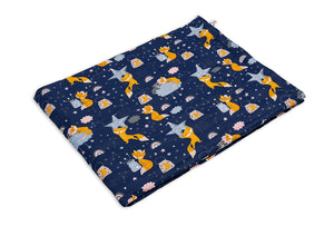 SLEEPING FOXES COTTON WEIGHTED BLANKET | Sensory Owl 