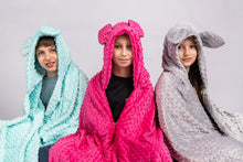 Load image into Gallery viewer, CHILDREN IN WEIGHTED BLANKET HOODIE SENSORY OWL