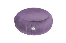 Load image into Gallery viewer, lavender velvet zafu pillow | sensory owl