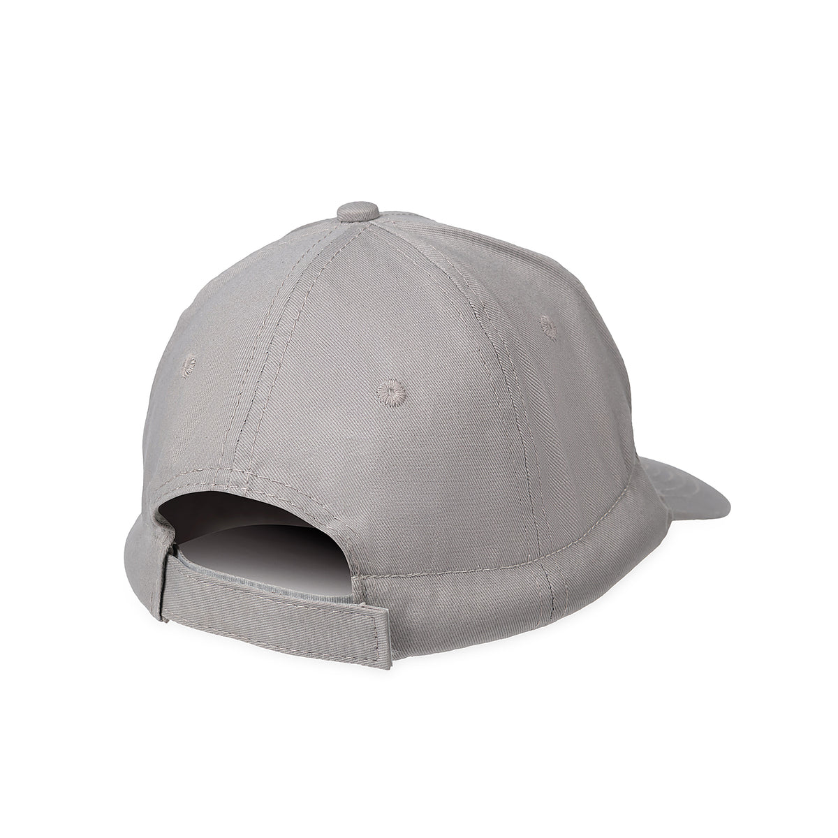 Close-up of the adjustable velcro strap closure on the Calm Cap weighted hat