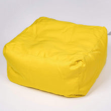 Load image into Gallery viewer, YELLOW COTTON SQUARE POUFS | SENSORY OWL