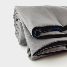Load image into Gallery viewer, DARK GREY COTTON WEIGHTED BLANKET | SENSORY OWL