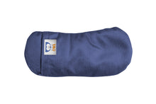 Load image into Gallery viewer, navy blue yoga eye pillow made by sensoryowl