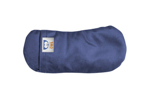 navy blue yoga eye pillow made by sensoryowl