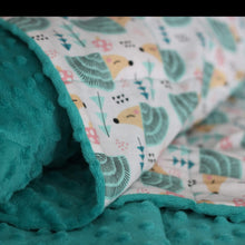 Load image into Gallery viewer, HEDGEHOGS MINKY WEIGHTED BLANKET | SENSORY BLANKET