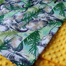 Load image into Gallery viewer, JUNGLE MINKY WEIGHTED BLANKET | SENSORY OWL