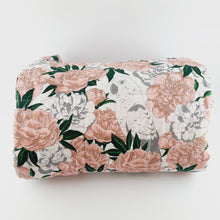 Load image into Gallery viewer, PEONIES MINKY WEIGHTED BLANKET | SENSORY OWL